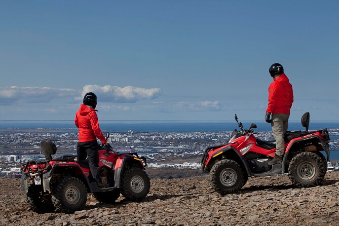 1 Hour ATV Quad Tour : Pick up from Reykjavik (2 persons per ATV) - From downtown Reykjavik to the ATV basecamp