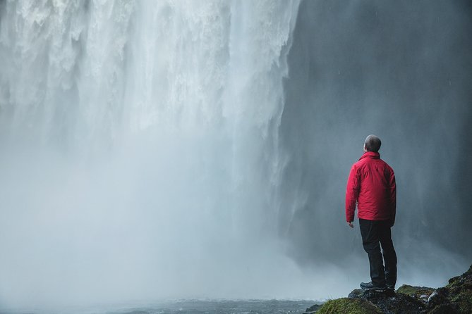 3-Day Ice Cave, South Coast, Golden Circle and Northern Lights - Day two: waterfalls, glacier ice, and a long active outing