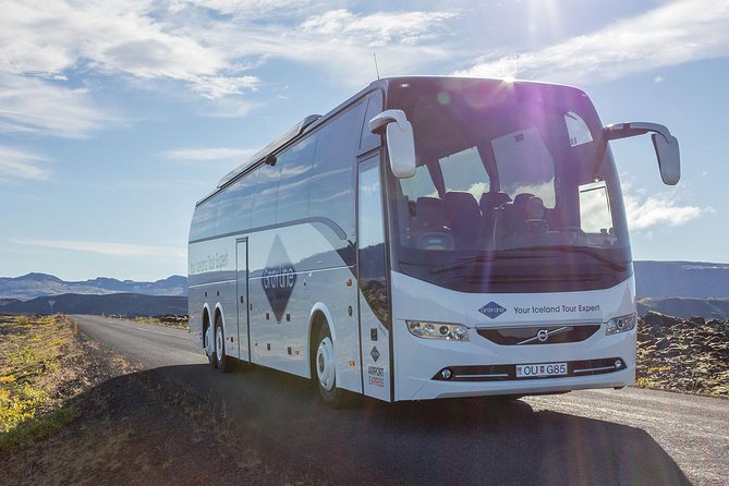 Airport Express Shared Arrival Transfer from Keflavik Airport to Reykjavik Hotels - The coach ride toward Reykjavik