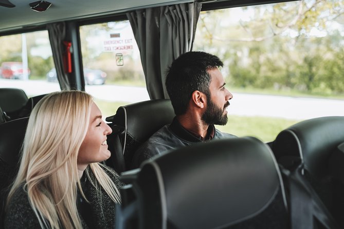 Airport Transfer in Iceland from Keflavik Airport to Reykjavik City one way - From Keflavik arrivals hall to the bus bay