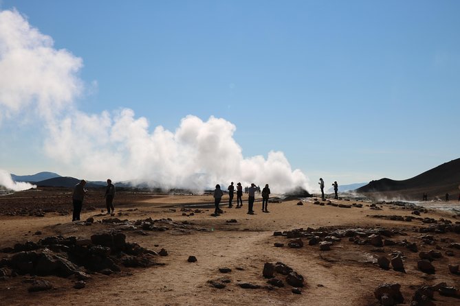 Akureyri North Iceland Waterfalls and Nature Baths Small Group Tour - Skutustadagigar offers a walk among pseudo craters