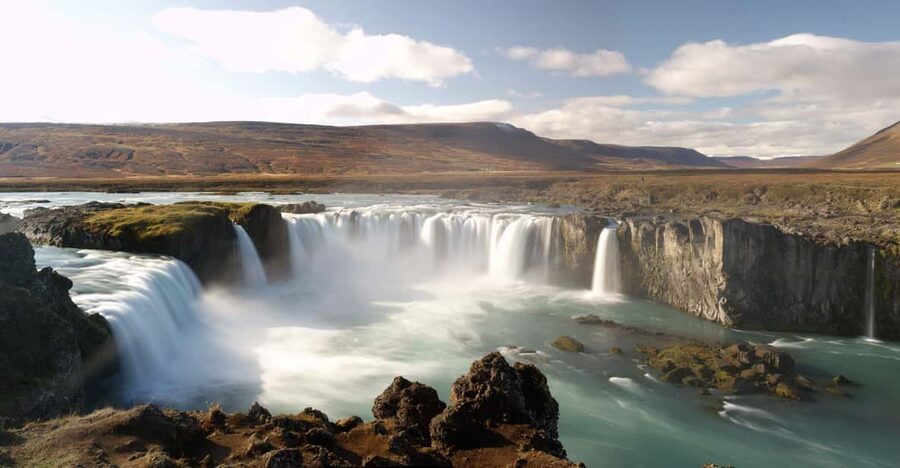 Akureyri Port: Goðafoss and Akureyri Botanical Garden Tour - The drive beside Eyjafjörður Fjord