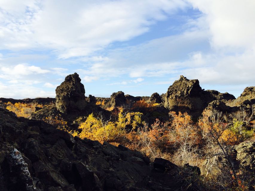 Akureyri Port: Lake Mývatn & Goðafoss Waterfall Day Trip - Dimmuborgir, lava turned into sculpture