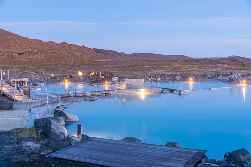 Akureyri Port: Myvatn Nature Baths & Godafoss Waterfall Tour - Skútustaðagígar and the strange side of Lake Mývatn