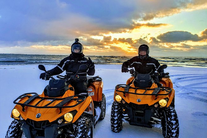 Black Beach ATV - QUAD Tour - Riding from Thorlakshofn to the black sand