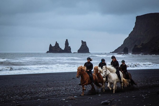 Black Sand Beach Horse Riding Tour from Vik - The ride to Víkurfjara beach