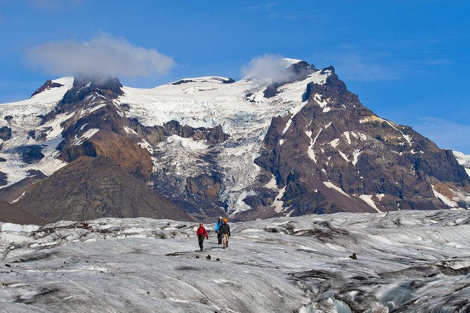 Blue Ice Discovery – Guided Glacier Hike from Skaftafell - Walking on Falljökull in Skaftafell