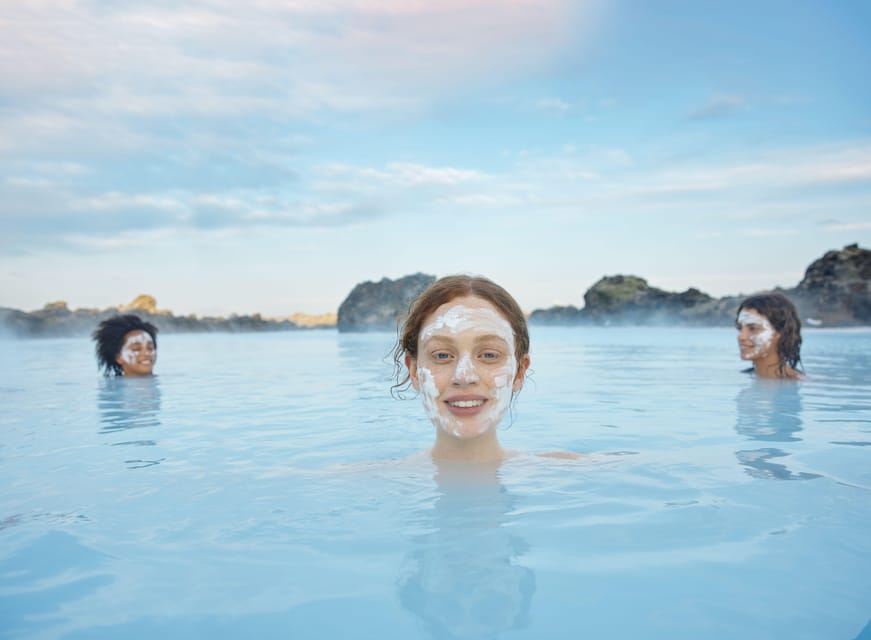 Blue Lagoon: Admission Package with Drink, Towel, and Mask - Changing rooms, showers, and the first step into the water