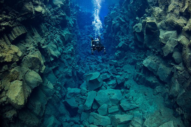 Dive the Divide: Silfra Fissure Scuba Tour | Reykjavik Pickup - Silfra Deep Crack: the narrow opening