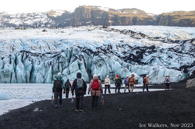 Easy Hike on Sólheimajökull Glacier - Crevasses, moulins, and the details underfoot