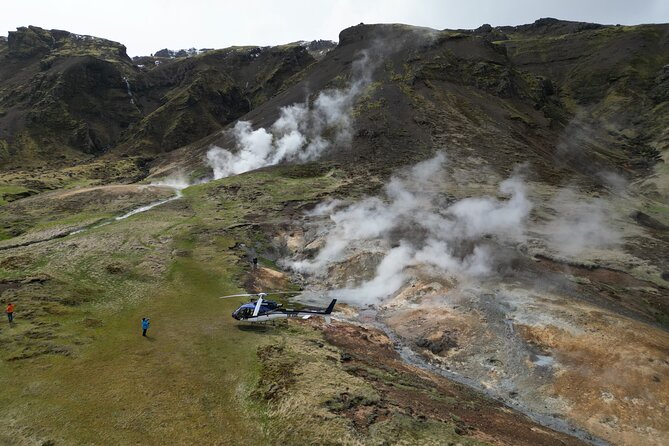 Fire and Ice Helicopter Tour: Glacier and Hengill Geothermal Area - Þórisjökull glacier: 15 minutes on the ice
