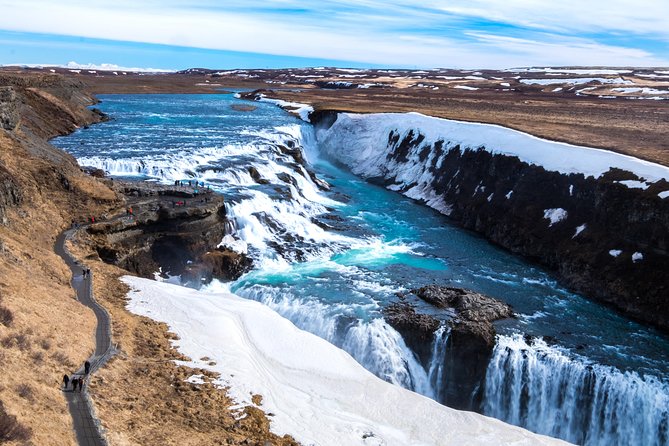 Fontana Geothermal Spa and Golden Circle Tour From Reykjavik - Gullfoss, Iceland’s waterfall with real force