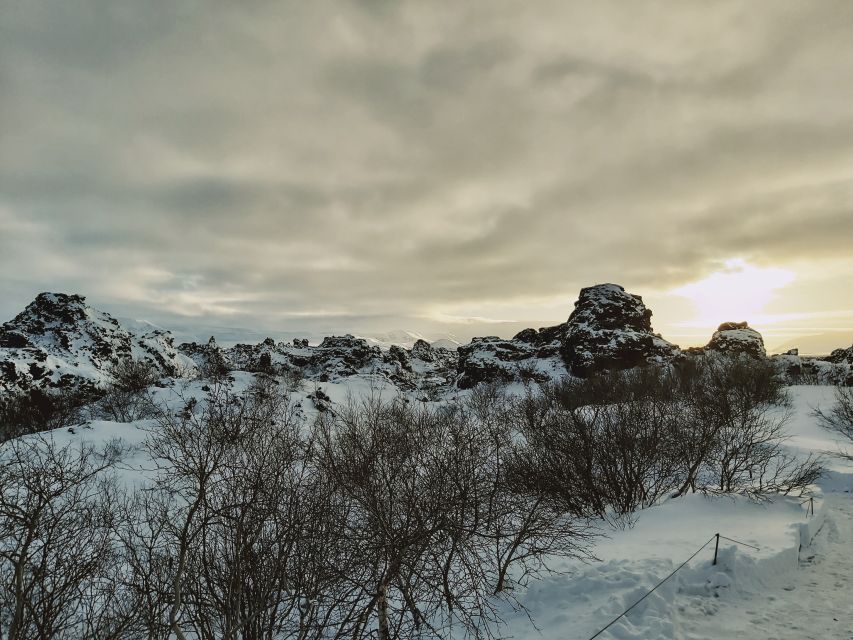 From Akureyri: Godafoss and Lake Myvatn - Hverir, sulfur, steam, and careful footsteps