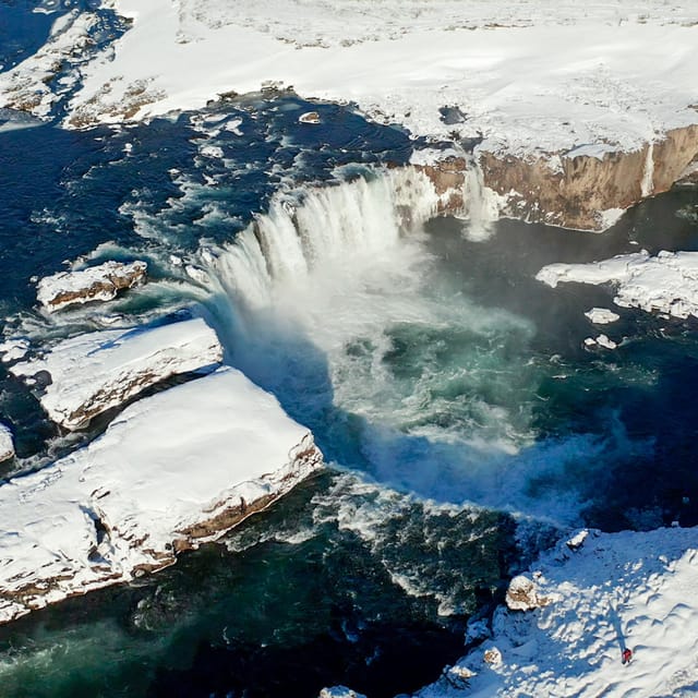 From Akureyri: Goðafoss Waterfall Winter Tour - A short photo stop in the Northeastern Region