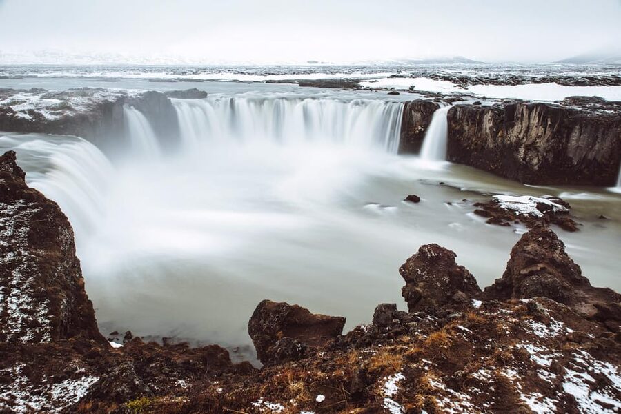 From Akureyri: Goðafoss Waterfall Winter Tour - Returning to Akureyri and choosing your drop-off