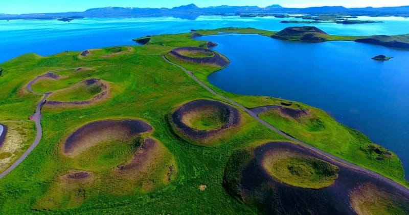 From Akureyri: Mývatn Lake & Goðafoss CruiseShip tour +Lunch - Dimmuborgir’s twisted lava formations