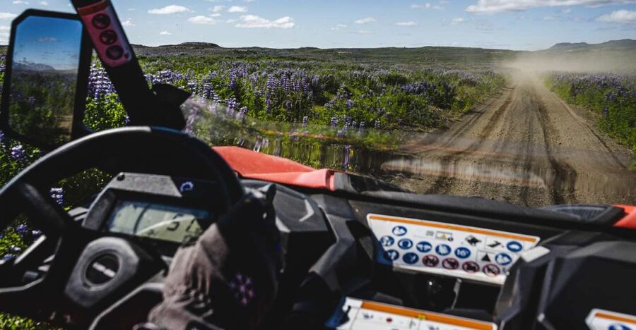 From Geysir: Geysir Buggy Adventure - Taking the buggy into Haukadalur Valley