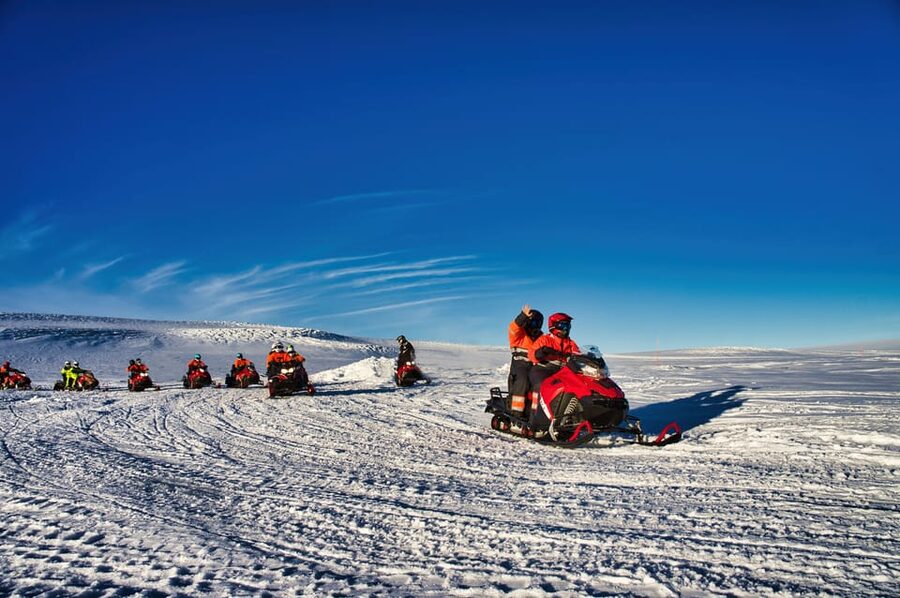 From Geysir: Snowmobile Adventure on Langjökull Glacier - Sharing a machine or riding solo