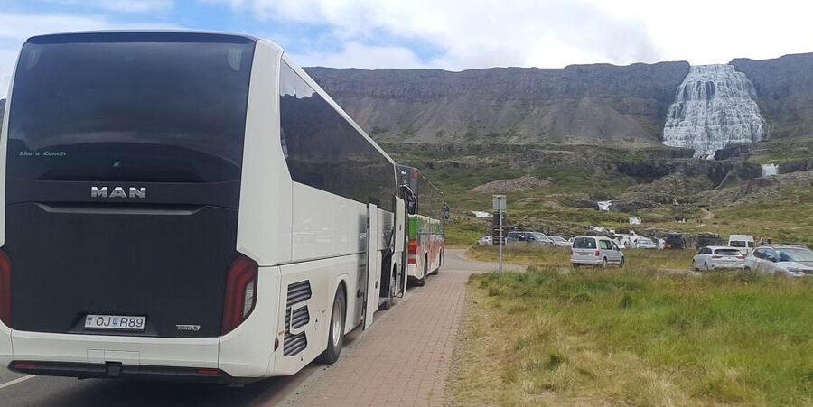 From Isafjordur: Dynjandi Waterfall Guided Day Trip by Bus - Mountain roads, tunnels, and changing views