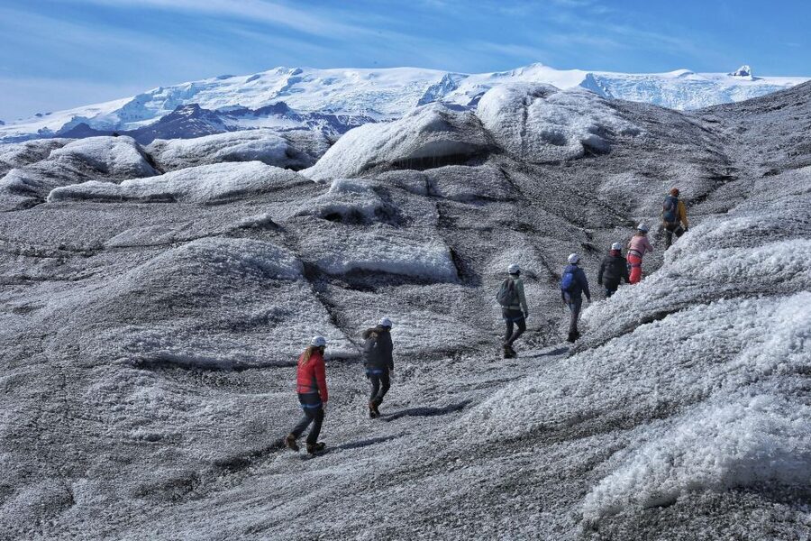 From Jökulsárlón: Ice Cave and Glacier Exploration Tour - Getting ready for Breiðamerkurjökull