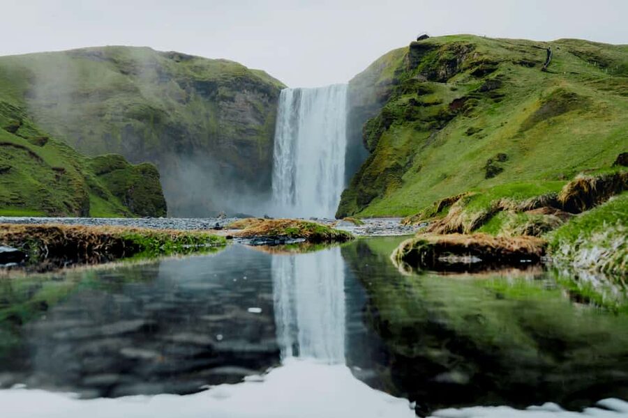 From Reykjavík: 2-Day South Coast Adventure - Skógafoss and the staircase view