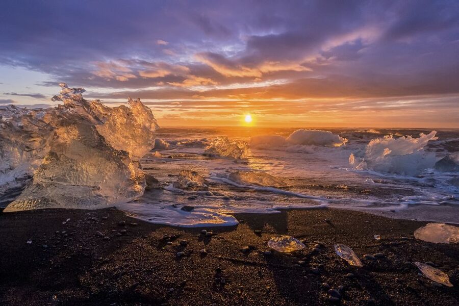 From Reykjavik 2-Day South Coast Tour with Blue Ice Cave - The chance to see northern lights