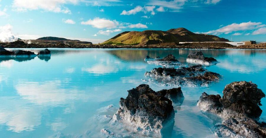 From Reykjavik: Blue Lagoon Entry with Round-Trip Transfers - From Reykjavik to the Reykjanes lava fields