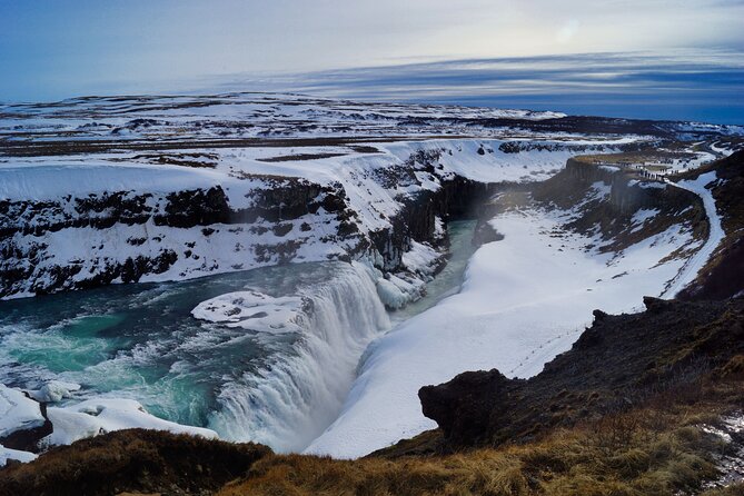 From Reykjavik: Full Day Private Golden Circle Tour in Iceland - Gullfoss delivers the biggest waterfall moment