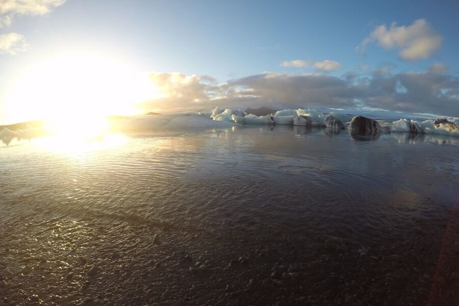 From Reykjavik: Glacier Lagoon Boat Ride, Diamond Beach Tour - Stjórnarfoss, a quieter waterfall stop