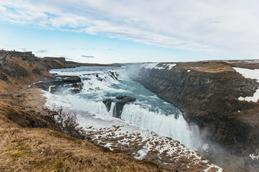 From Reykjavik: Golden Circle and Glacier Snowmobile Tour - Gullfoss: the short stop with the biggest roar