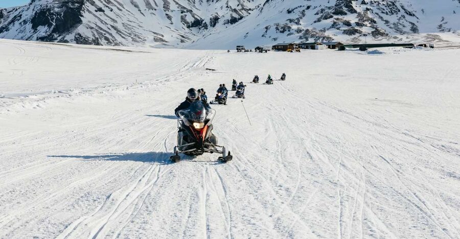 From Reykjavik: Golden Circle and Glacier Snowmobiling - Geysir and Strokkur: the stop with a built-in clock