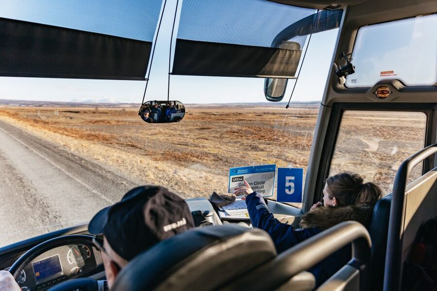 From Reykjavik: Golden Circle and Glacier Snowmobiling - Gullfoss: Iceland’s great waterfall, twice in the schedule