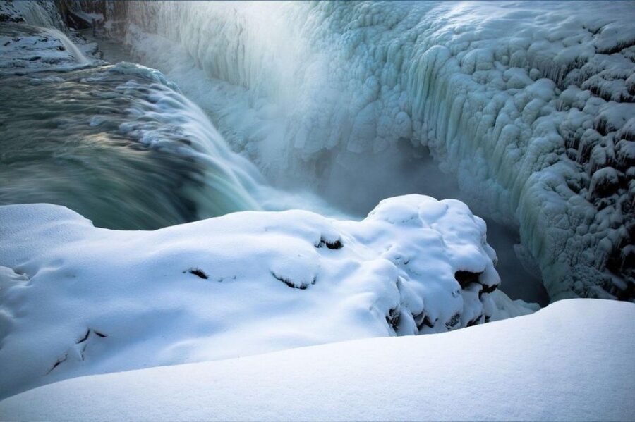 From Reykjavik: Golden Circle and Secret Lagoon Day Tour - Faxi brings a quieter waterfall pause
