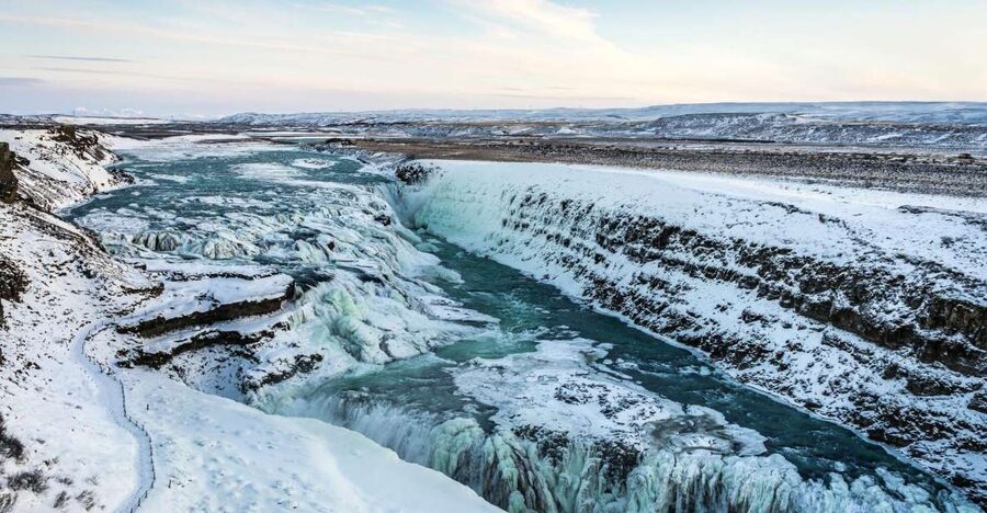 From Reykjavík: Golden Circle & Northern Lights Combo - Geysir and Strokkur: Iceland’s most reliable burst of action
