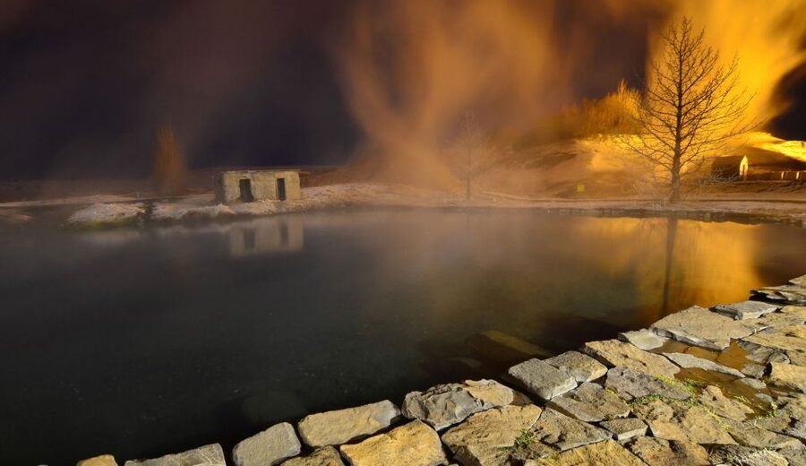 From Reykjavik: Golden Circle & Secret Lagoon Guided Tour - Geysir and Strokkur in the Haukadalur valley