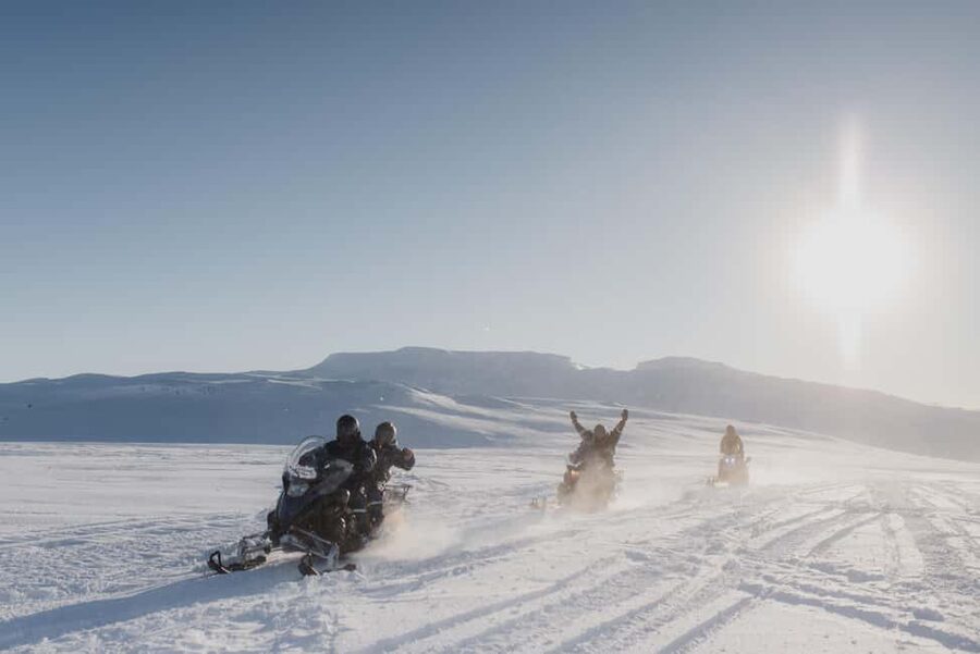 From Reykjavik: Golden Circle Super Jeep & Snowmobiling Tour - Langjökull is where the day changes gear