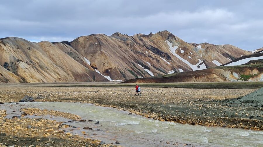 From Reykjavik: Highlands Jeep Tour & Landmannalaugar Hike - Ljótipollur, the ugly puddle with striking colors