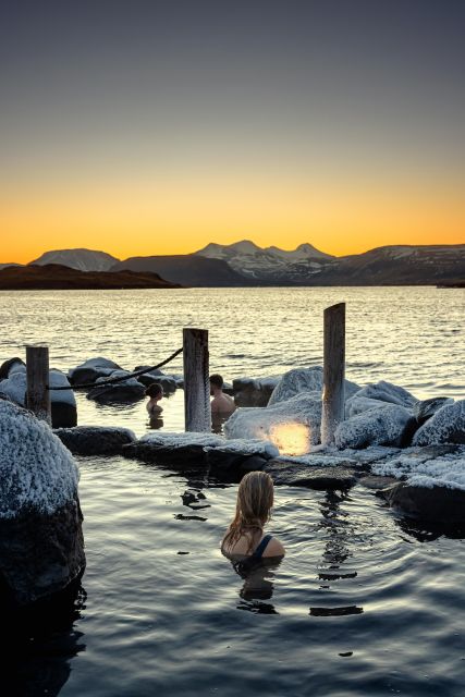 From Reykjavik: Hvammsvík Hot Spring with Transportation - Arriving at Hvammsvík’s natural pools