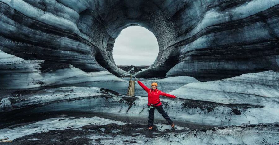 From Reykjavík: Katla Ice Cave and South Coast Tour - Riding the super-jeep onto the glacier