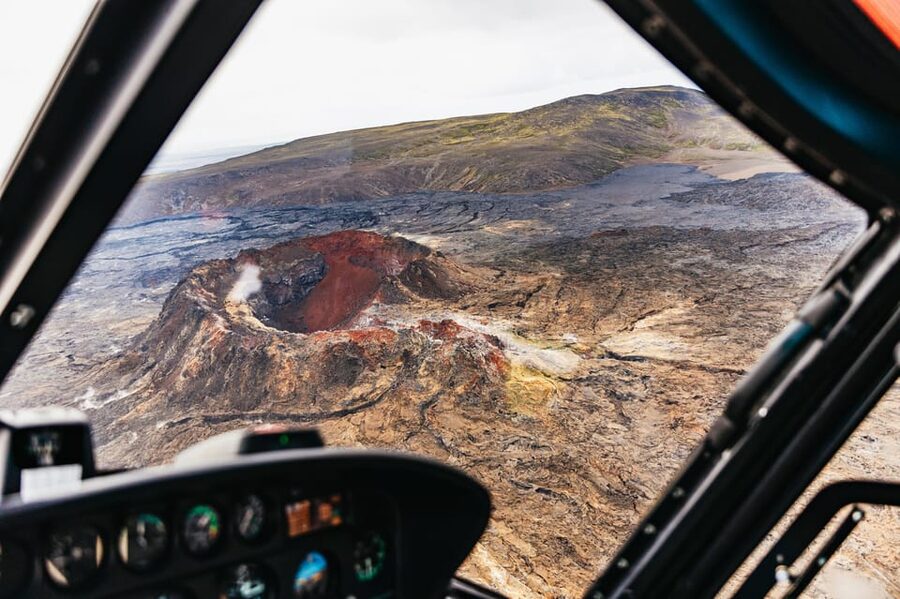 From Reykjavik: New Volcanic Area Helicopter Tour - Litli Hrutur and the recent eruption zone