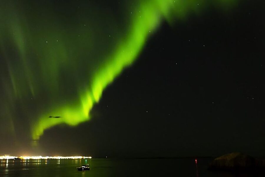 From Reykjavik: New Years Fireworks by Boat - Midnight Champagne and the fireworks show