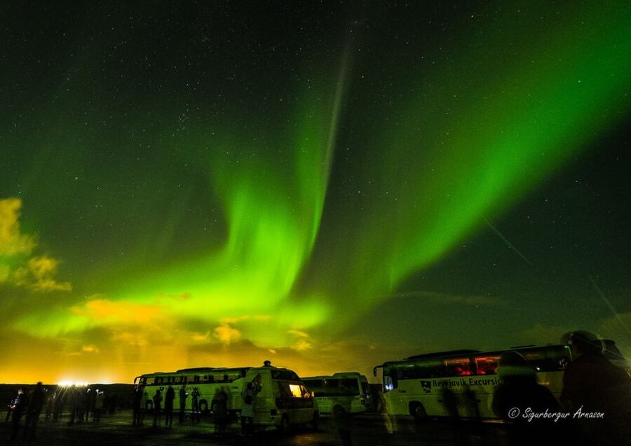From Reykjavik: Northern Lights Tour - The best moments come when the sky finally moves
