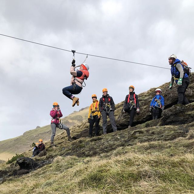 From Vík: Zipline and Hiking Adventure Tour - The secured Leap of Faith