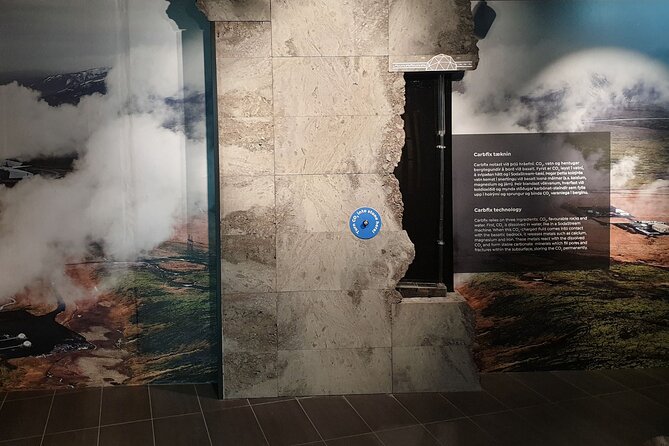 Geothermal Energy Exhibition Entry Ticket - Outdoor decks, pipes, and cooling towers