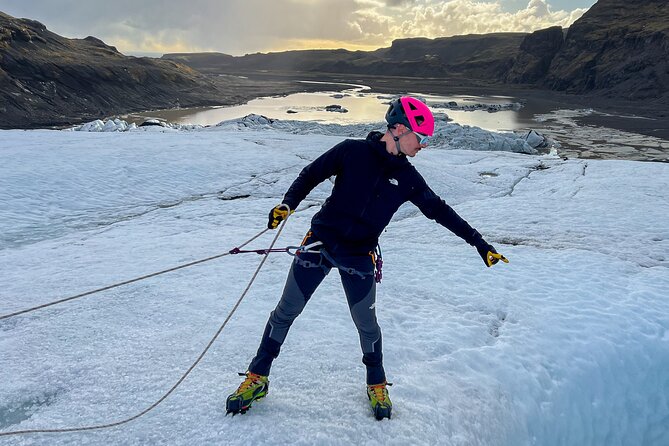 Glacier Adventure at Sólheimajökull Private Tour - Climbing a moulin or crevasse wall