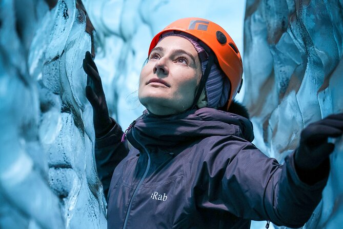 Glacier Hike + Ice Cave Adventure with Professional Photos - Entering the ice caves of Breiðamerkurjökull