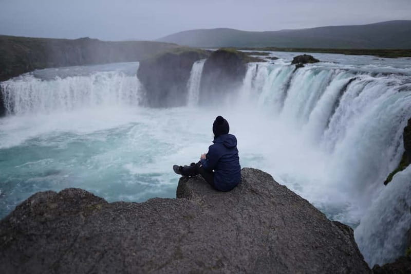 Godafoss Waterfall & Turf House Tour from Akureyri Port - Goðafoss: 45 minutes beside the rushing water