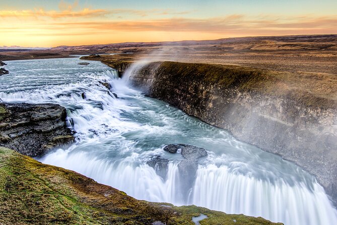Golden Circle, Farm & Sky Lagoon Admission Small Group Tour - Gullfoss: Iceland’s waterfall at full force