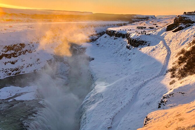Golden Circle & Northern Lights Tour from Reykjavik - Gullfoss, the Golden Waterfall