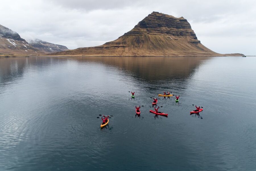 Grundarfjörður: Mt. Kirkjufell Daytime Kayaking Adventure - Getting ready at Sæból 18
